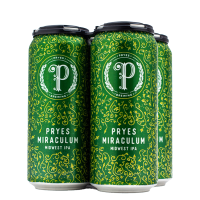 Pryes Brewing Miraculum IPA 16oz. 4pk Cans